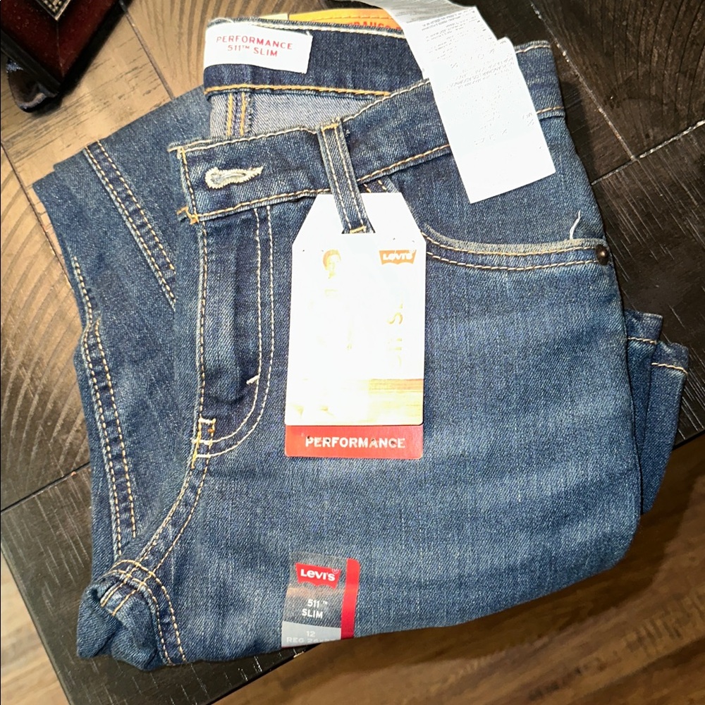 Levi's Dark Blue Slim Fit Jeans